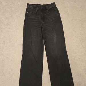 Express High Rise Wide Leg Jeans